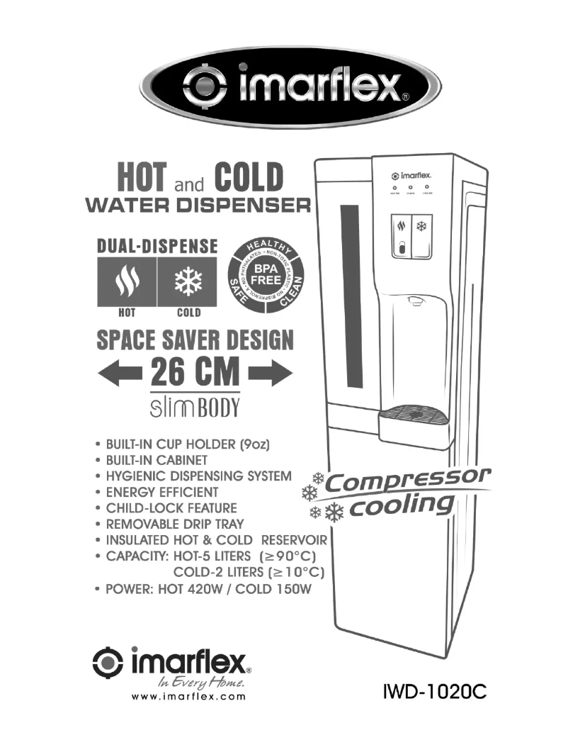 Página 1 del manual Manual de usuario Imarflex IWD-1020C