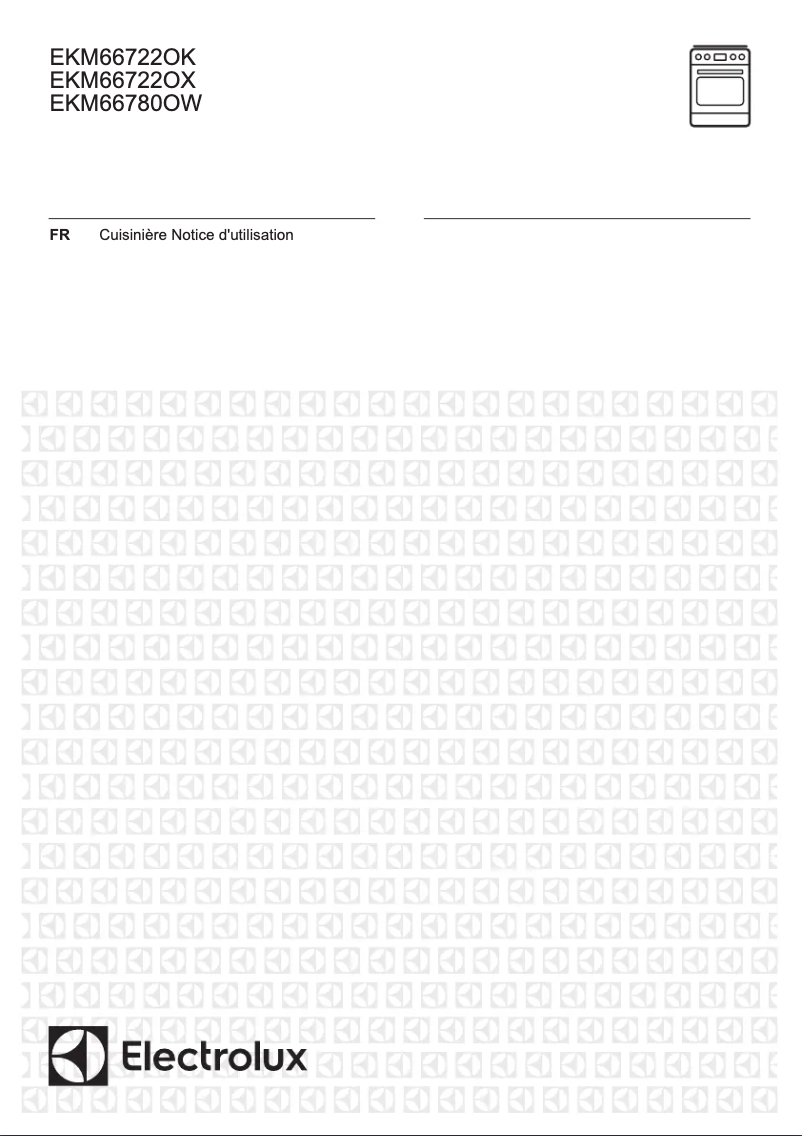 Page 1 de la notice Manuel utilisateur Electrolux EKM66722OX