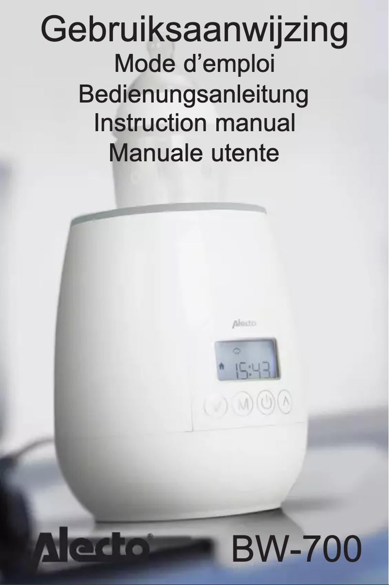 Page 1 de la notice Manuel utilisateur Alecto BW-700