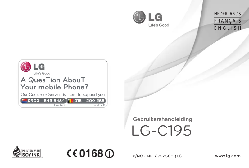 Page 1 of the manual User Manual LG C199