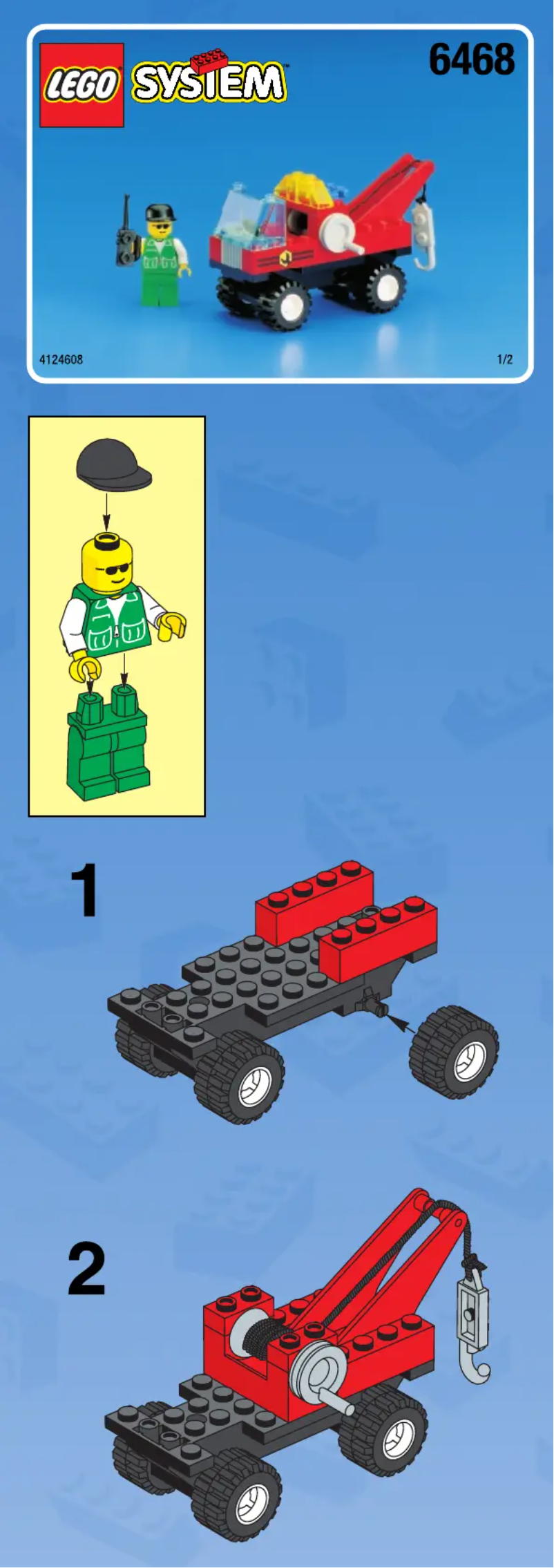 Page 1 de la notice Manuel utilisateur Lego TOW 'N' GO