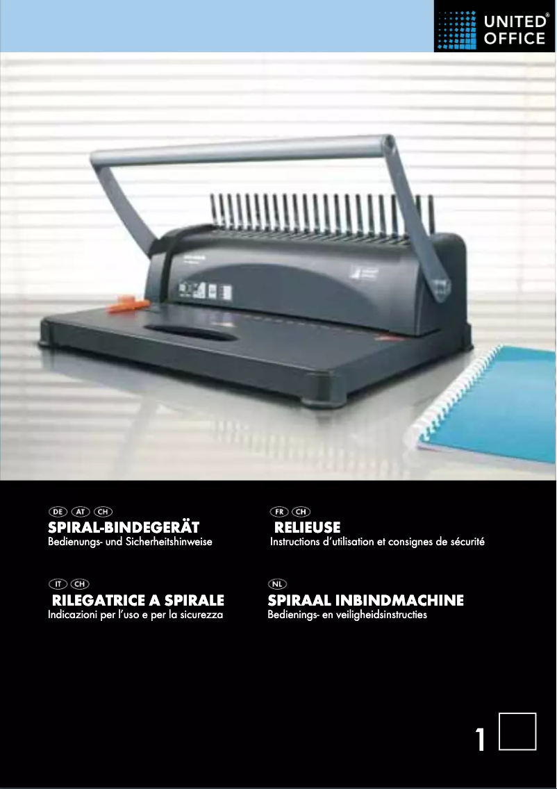 Página 1 del manual Manual de usuario United Office 66068