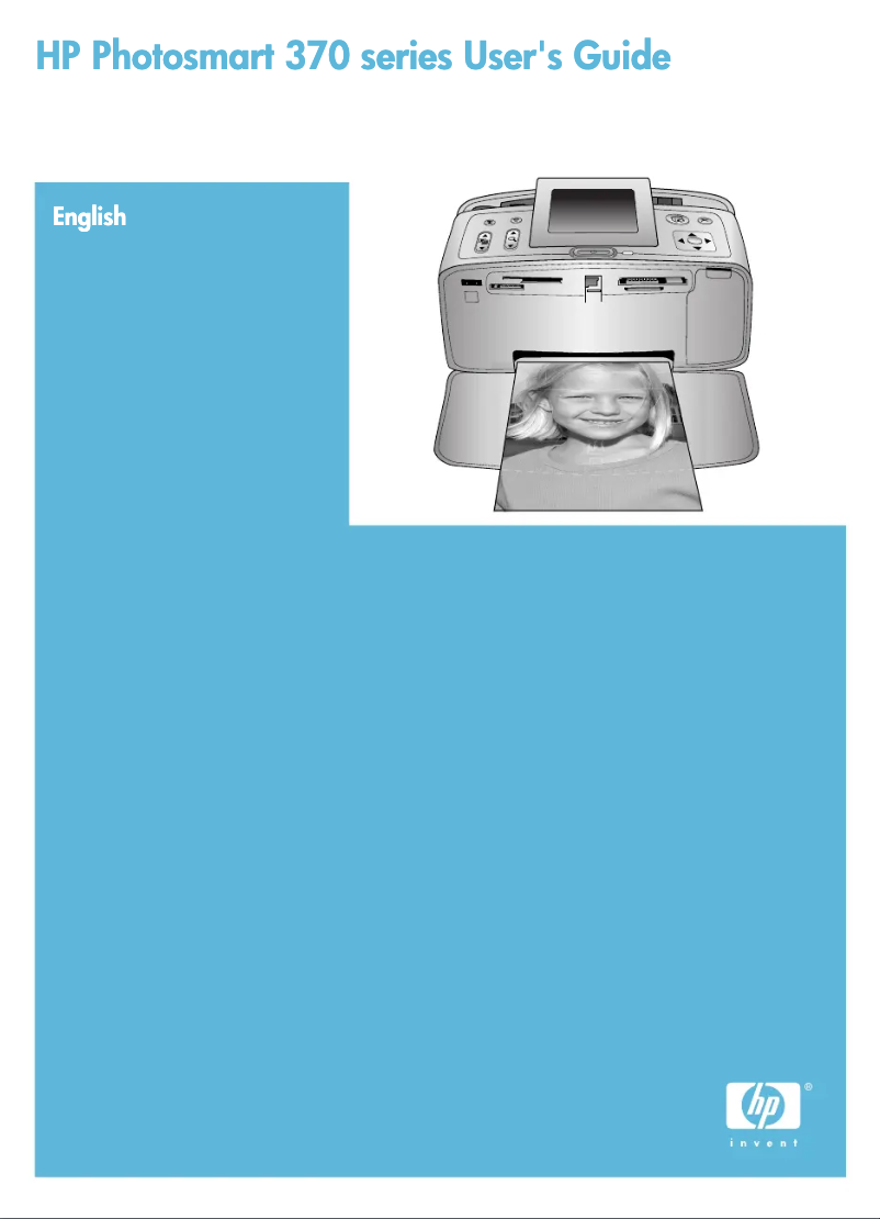 Page n°1 - Manuel utilisateur HP Photosmart 375