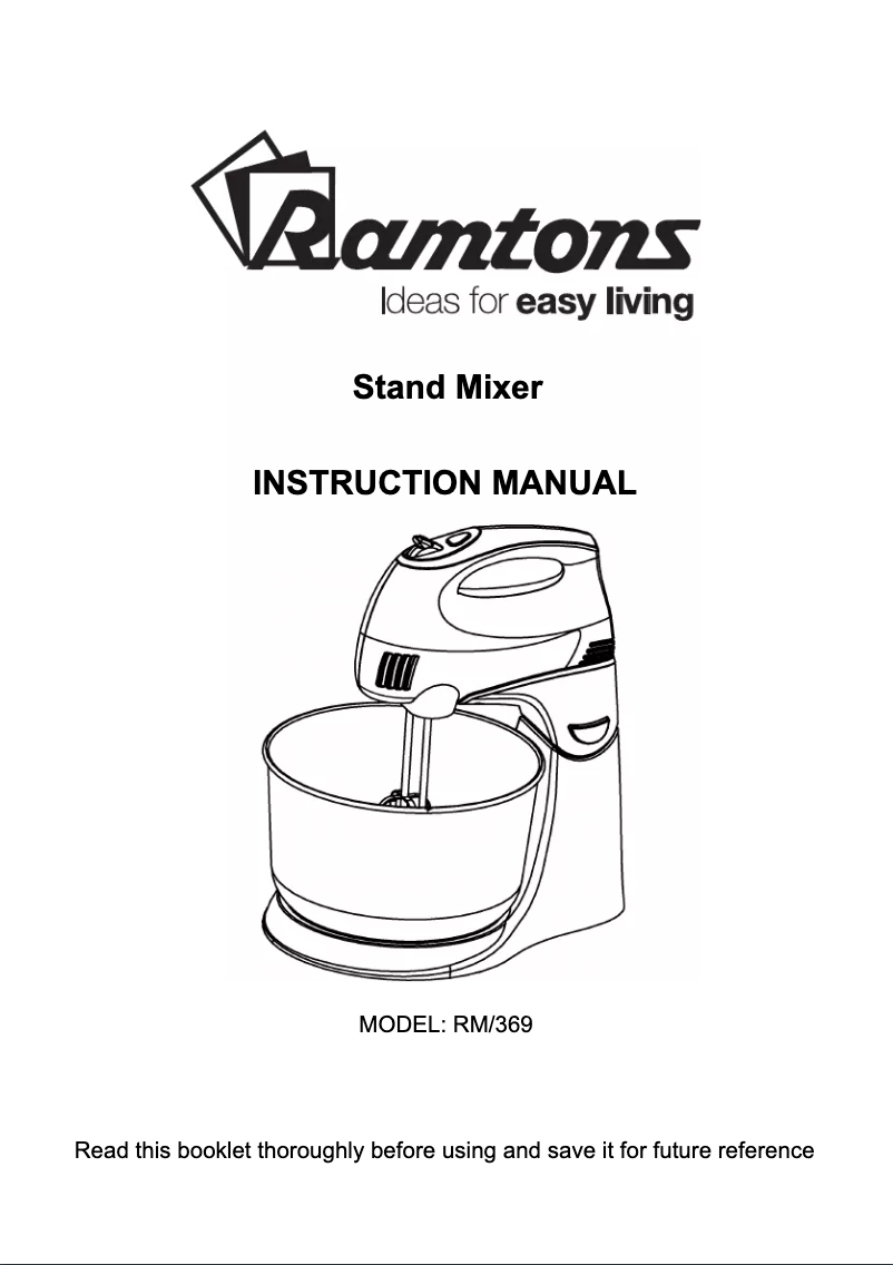 Página 1 del manual Manual de usuario Ramtons RM/369