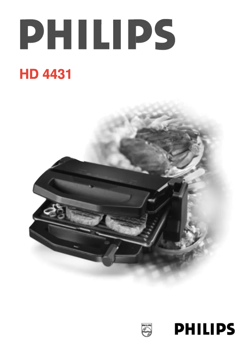 Page n°1 - Manuel utilisateur Philips HD4431