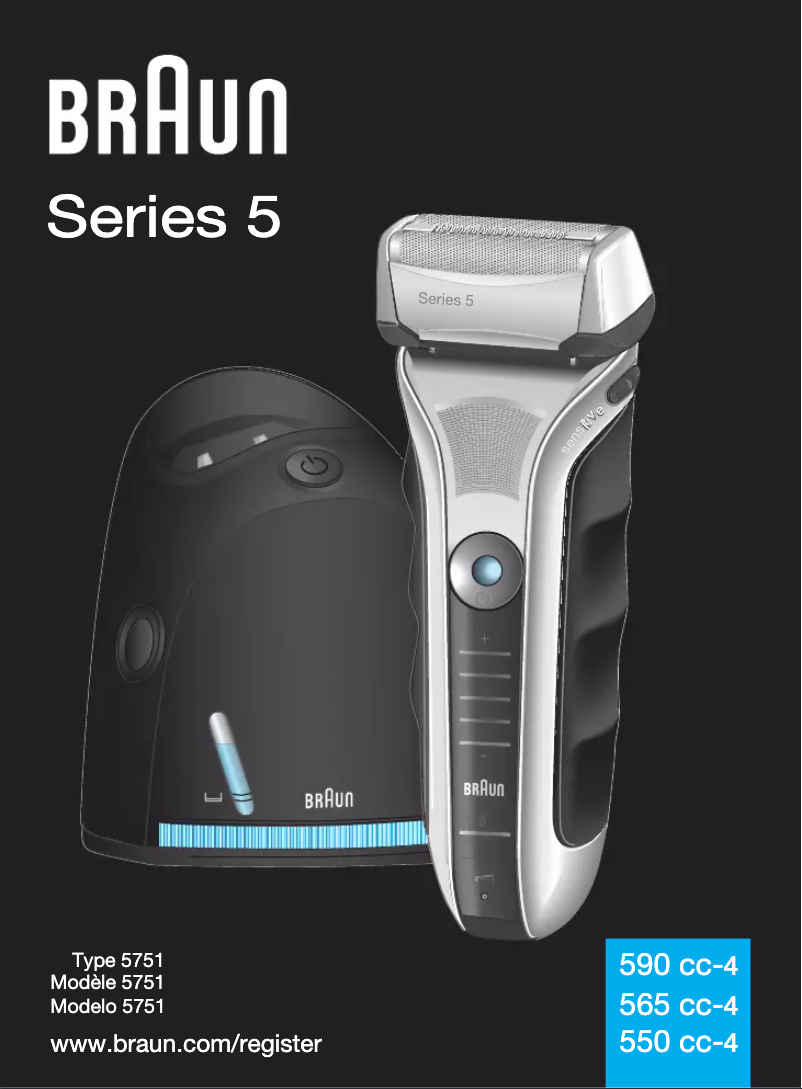 Page 1 de la notice Manuel utilisateur Braun 550cc-4