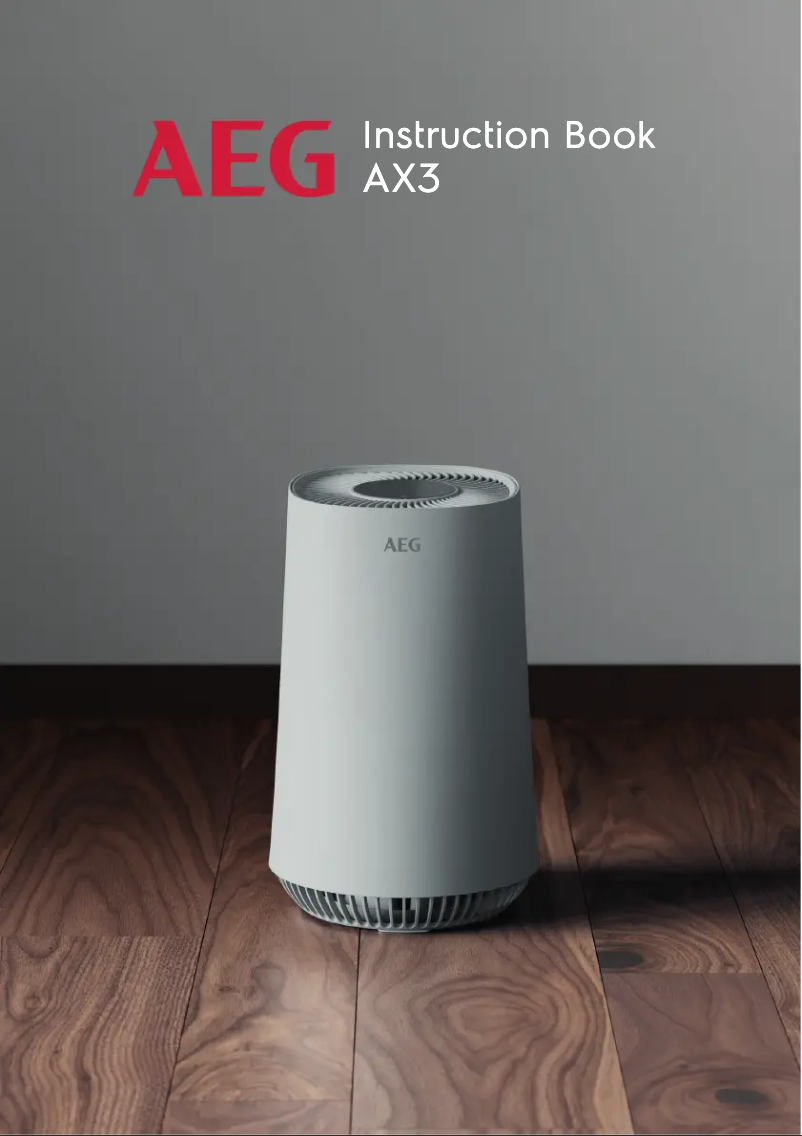 Page 1 de la notice Manuel utilisateur AEG AX31-201BL