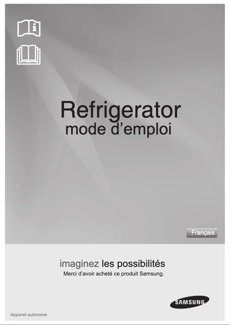 Page 1 de la notice Manuel utilisateur Samsung RA19PTOR