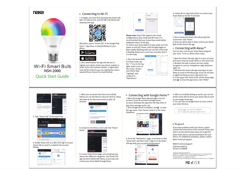 Page 1 de la notice Manuel utilisateur Naxa NSH-2000