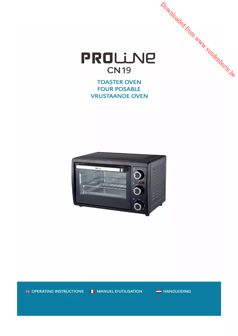 Page 1 de la notice Manuel utilisateur Proline CN19