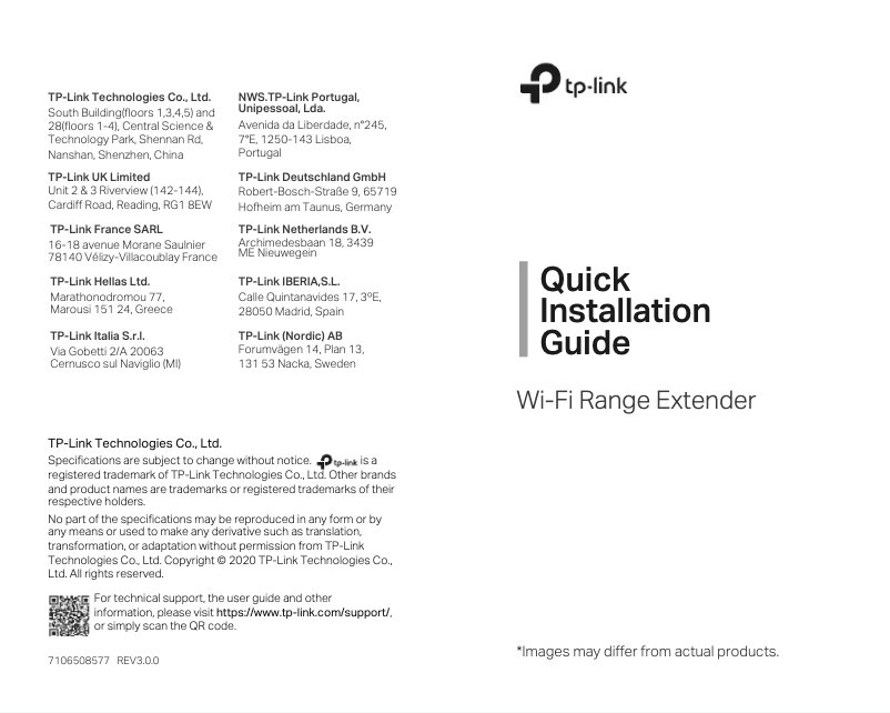 Page 1 of the manual User Manual TP-Link TL-WA730RE