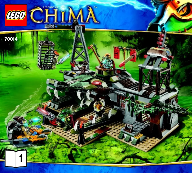 Page 1 of the manual User Manual Lego The Croc Swamp Hideout