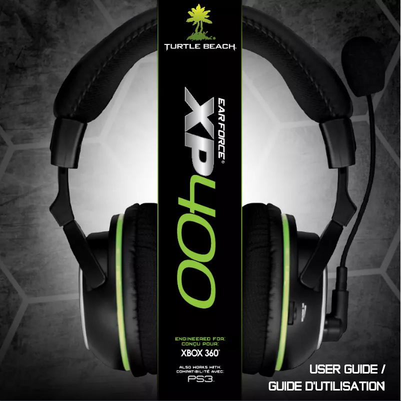 Page 1 de la notice Manuel utilisateur Turtle Beach Earforce XP400