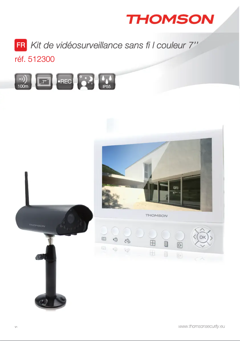 Page 1 de la notice Mode d'emploi Thomson 512300