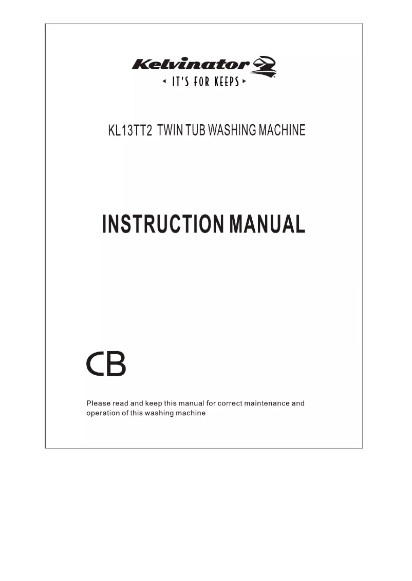 Page 1 de la notice Manuel utilisateur Kelvinator KL13TT2