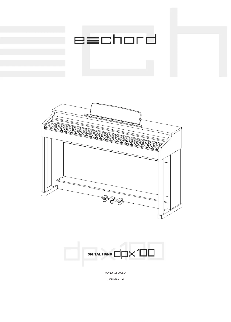 Página 1 del manual Manual de usuario ECHORD DPX100