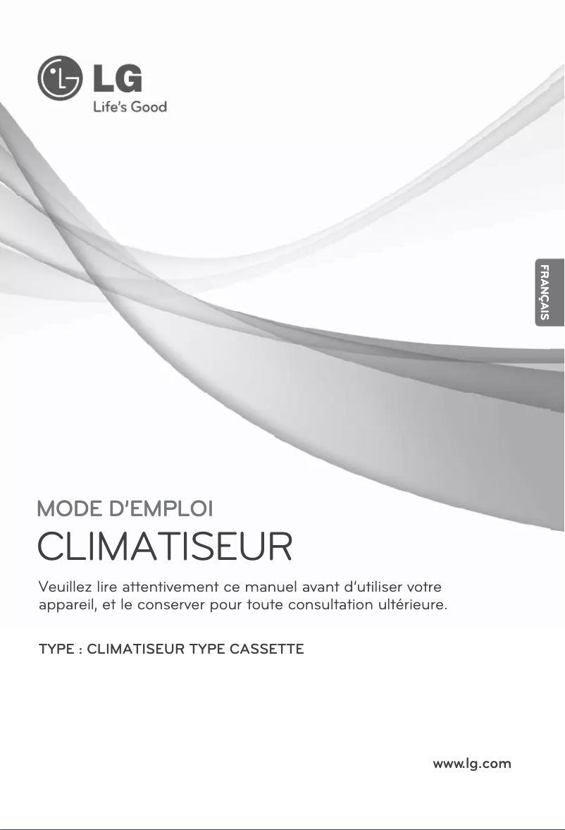 Image de la première page du manuel de l'appareil ARNU07GTRC2