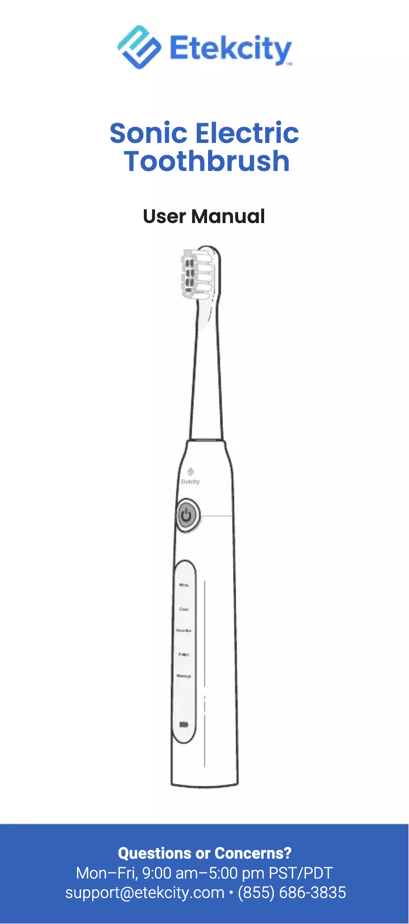 Page 1 de la notice Manuel utilisateur Etekcity ETB-C031-KUS