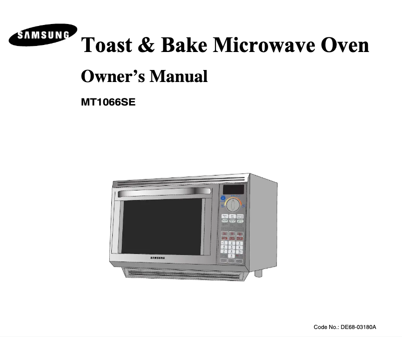 Página 1 del manual Manual de usuario Samsung MT1066SE
