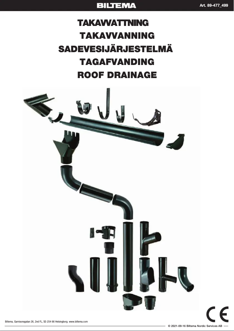 Page 1 de la notice Manuel utilisateur Biltema 89-480