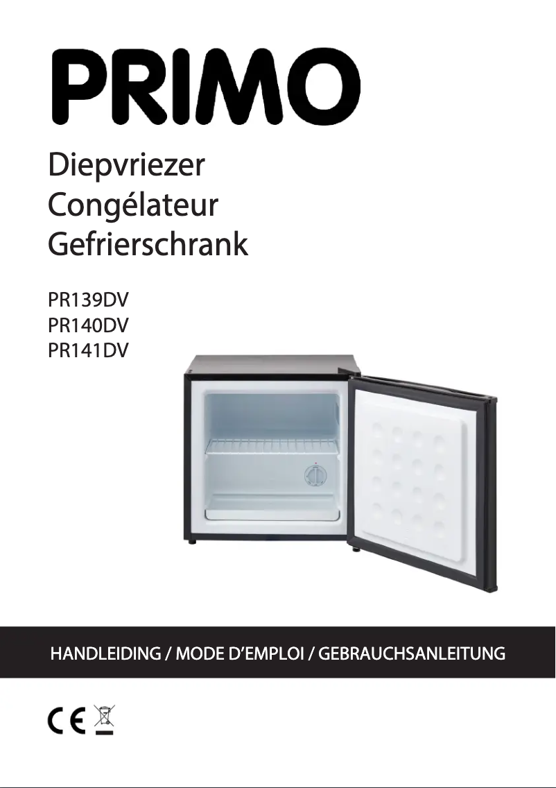 Page 1 de la notice Manuel utilisateur Primo PR141DV