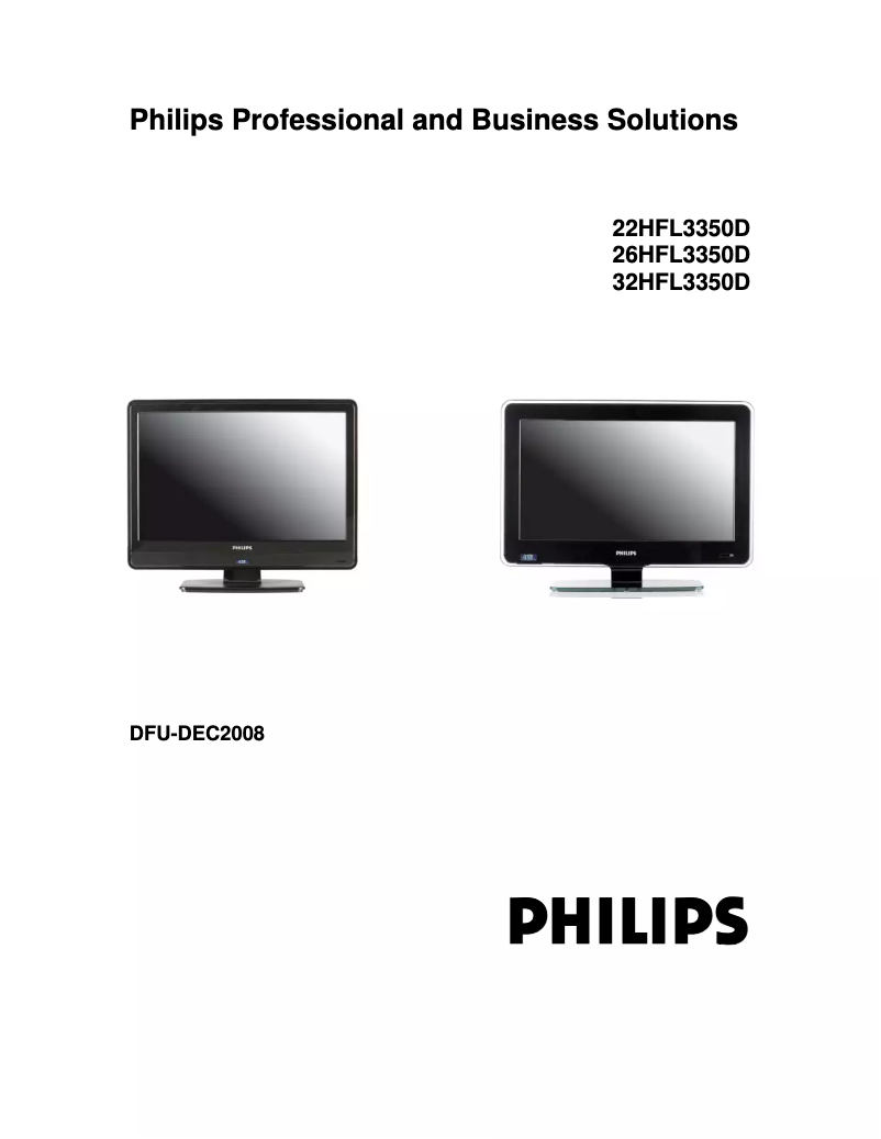 Página 1 del manual Manual de usuario Philips 22HFL3350D