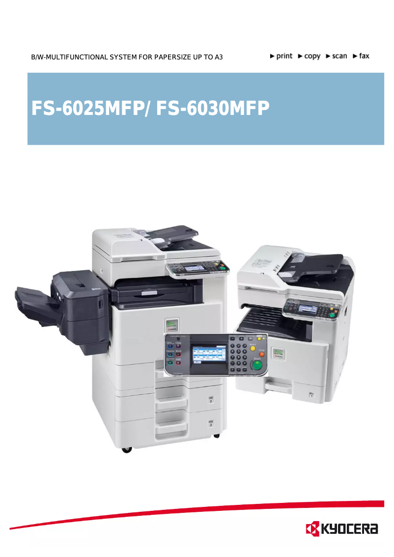 Page 1 de la notice Manuel utilisateur Kyocera DF-470