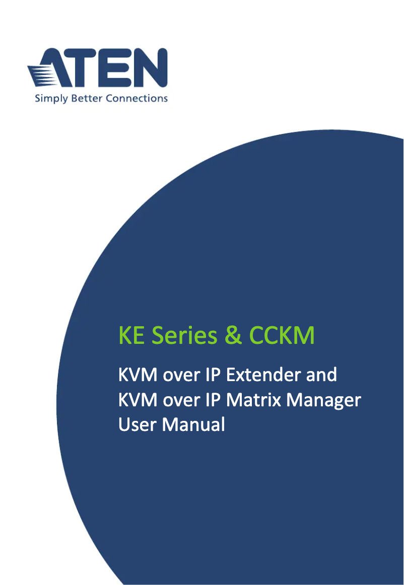 Page 1 de la notice Manuel utilisateur ATen KE8900SR