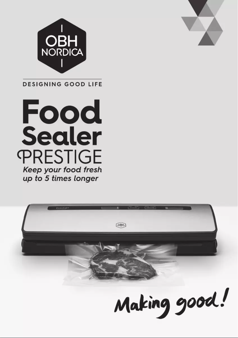 Page 1 de la notice Manuel utilisateur OBH Nordica Prestige