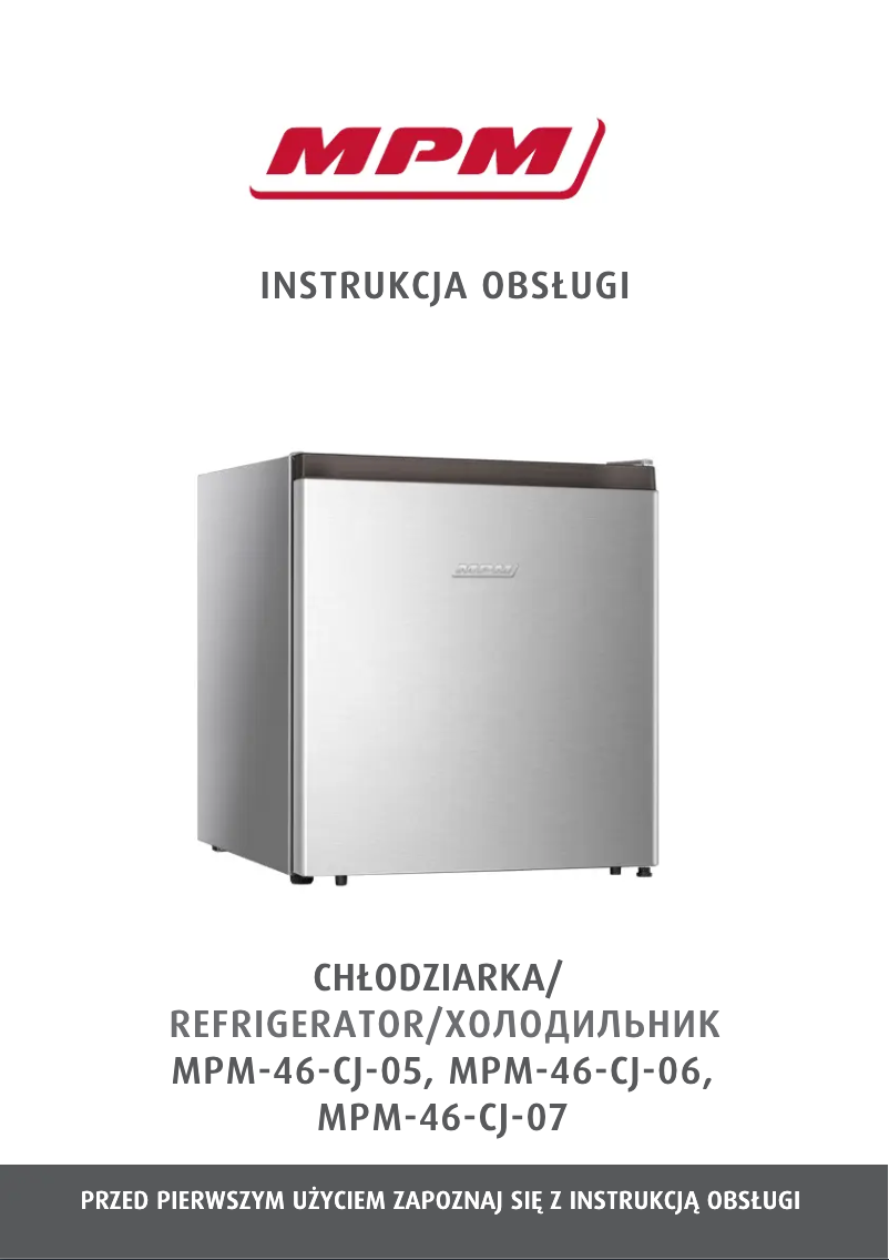 Page 1 de la notice Manuel utilisateur MPM MPM-46-CJ-06
