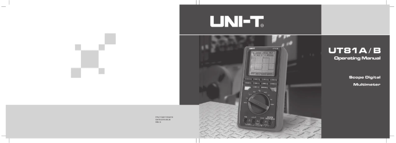 Page 1 de la notice Manuel utilisateur Uni-T UT81B