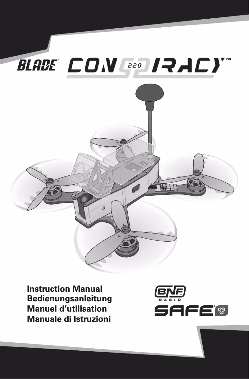 Page 1 de la notice Manuel utilisateur Blade Conspiracy 220