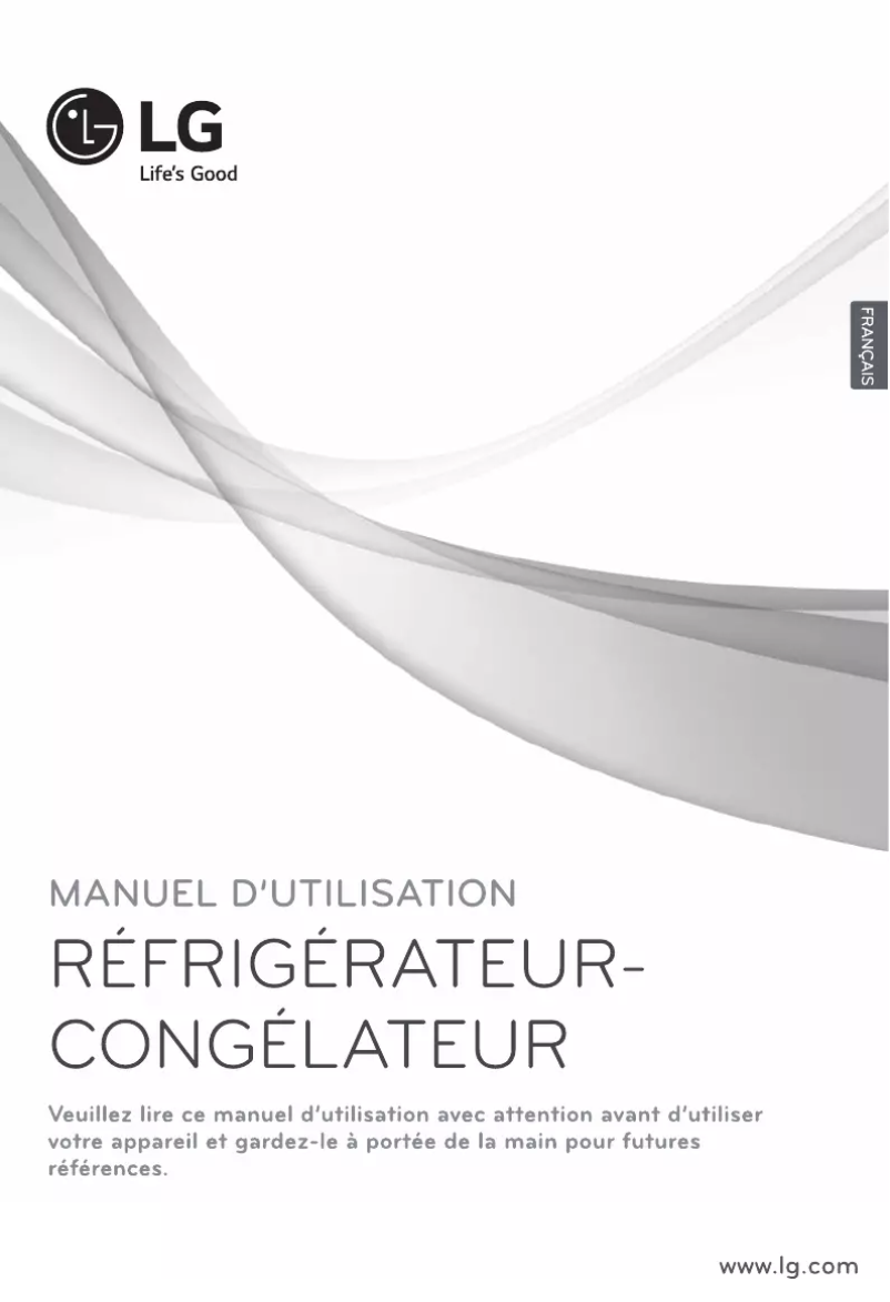 Page 1 de la notice Manuel utilisateur LG GBD4826SWH