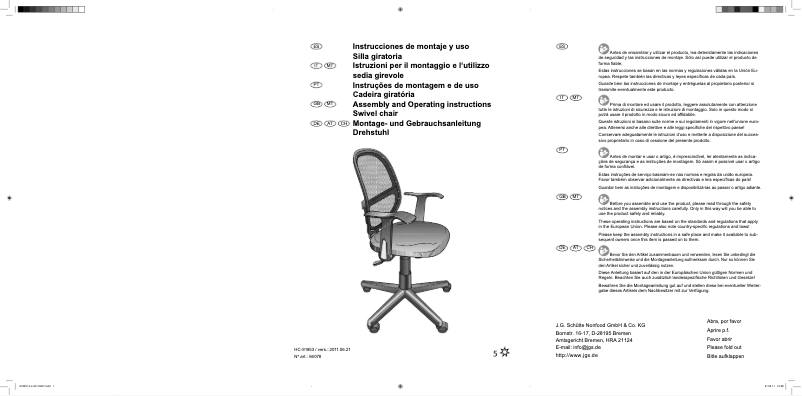 Page 1 de la notice Manuel utilisateur United Office IAN 066078