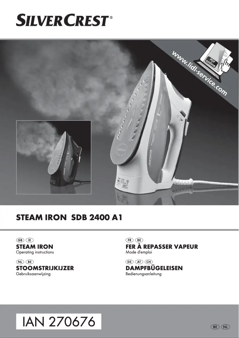 Page 1 de la notice Manuel utilisateur SilverCrest SDB 2400 A1