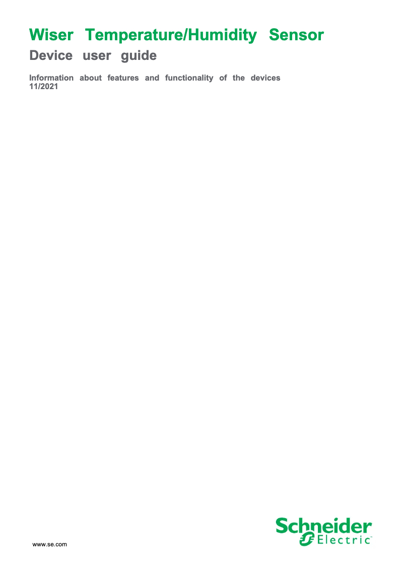 Page 1 de la notice Manuel utilisateur Schneider CCT593011