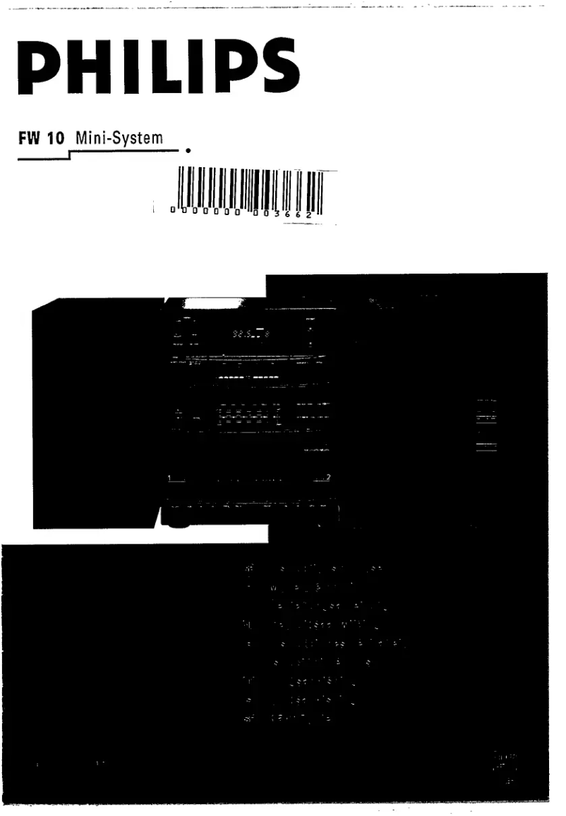 Página 1 del manual Manual de usuario Philips FW10