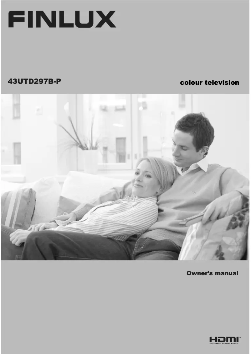Page 1 de la notice Manuel utilisateur Finlux 43UTD297B-P