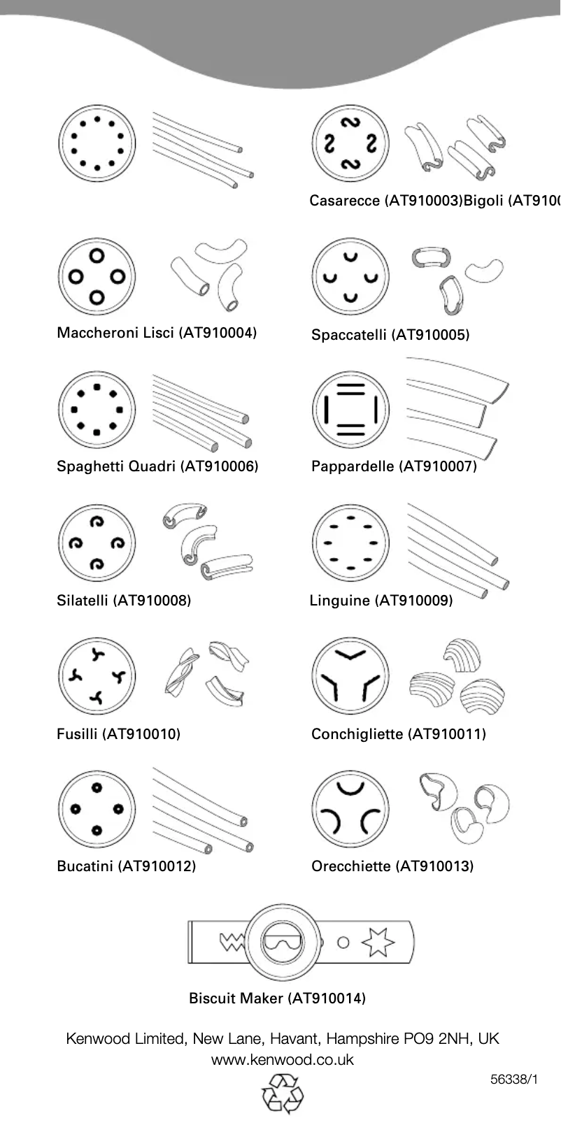 Page 1 de la notice Manuel utilisateur Kenwood AT910008