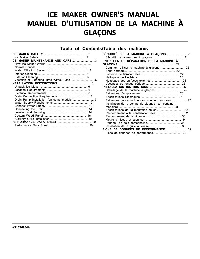 Page 1 of the manual User Manual Whirlpool WUI75X15HZ