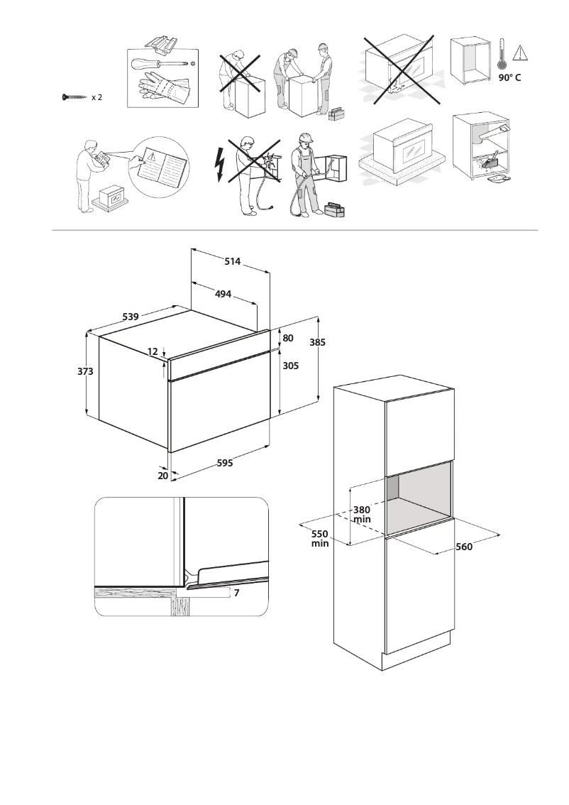 Página 1 del manual Instrucciones de seguridad Whirlpool AMW 730