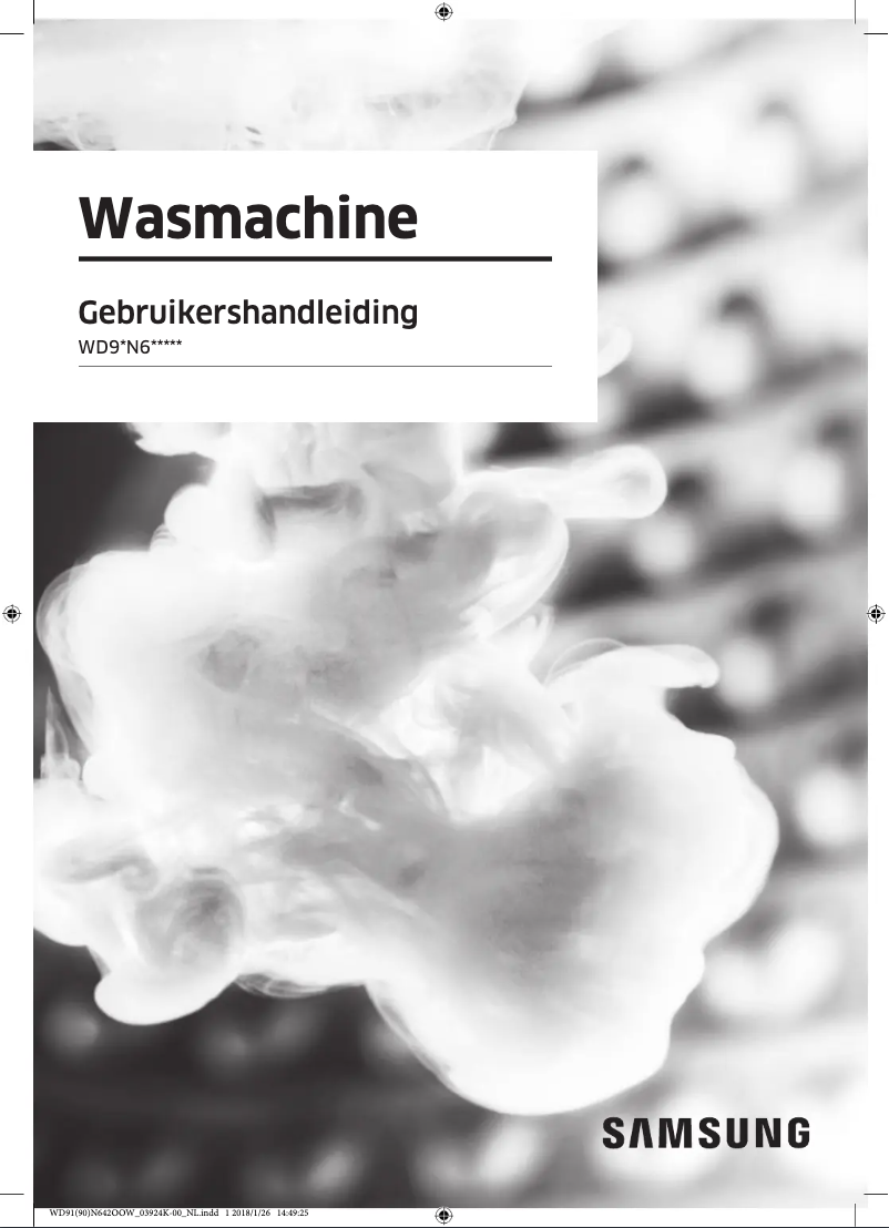 Página 1 del manual Manual de usuario Samsung WD90N642OOW QuickDrive