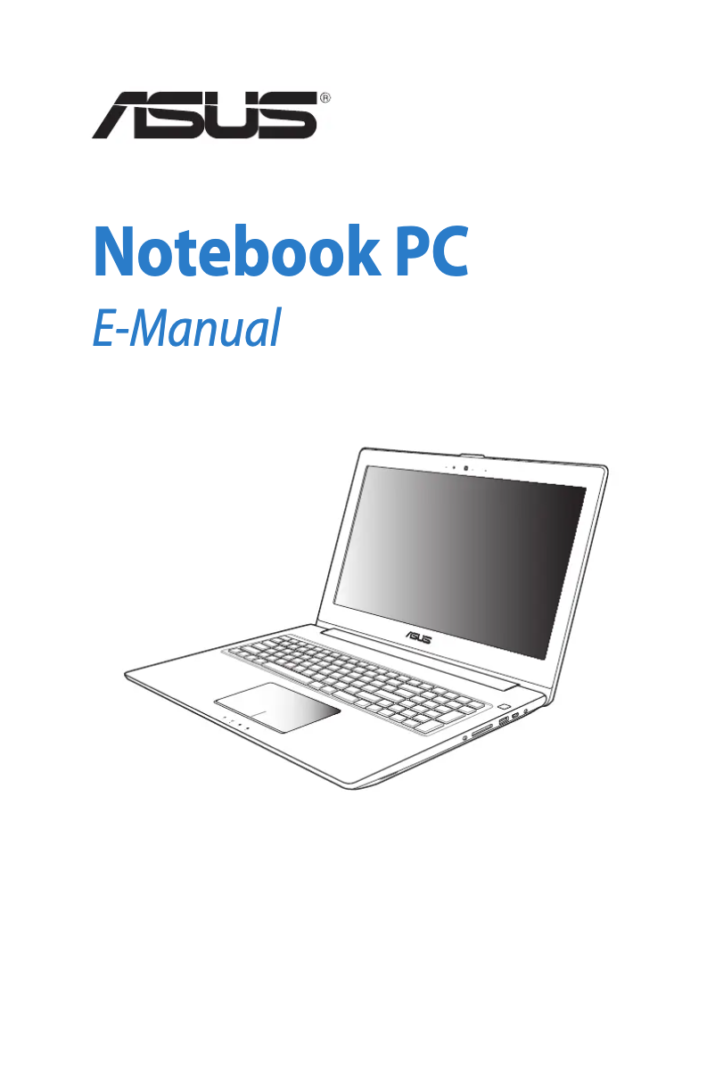 Page 1 de la notice Manuel utilisateur Asus ZenBook Touch UX51VZ