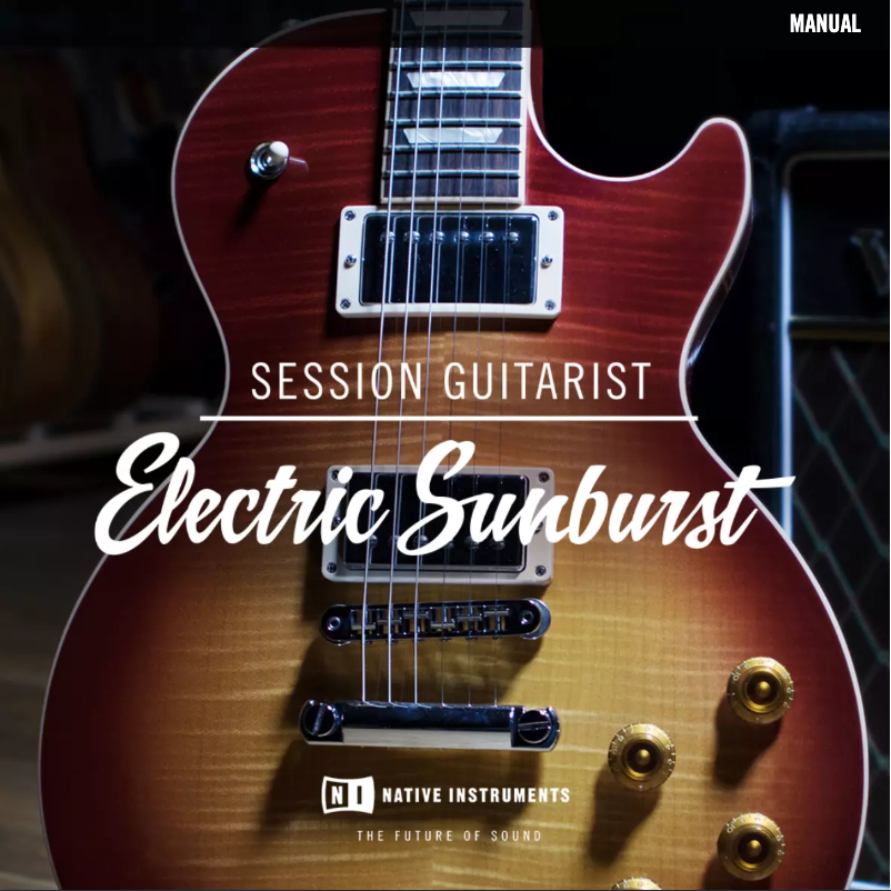 Page 1 de la notice Manuel utilisateur Native Instruments Session Guitarist Electric Sunburst