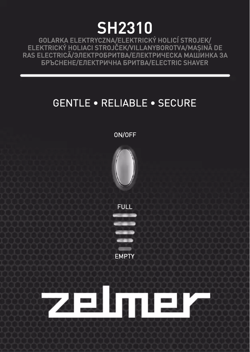 Page 1 de la notice Manuel utilisateur Zelmer SH2310