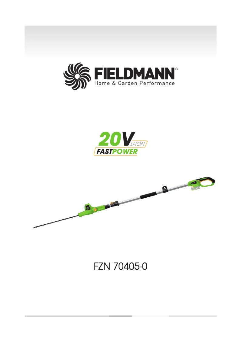 Page 1 of the manual User Manual Fieldmann FZN 70405-0