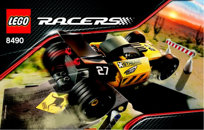 Page 1 de la notice Manuel utilisateur Lego Racers 8490
