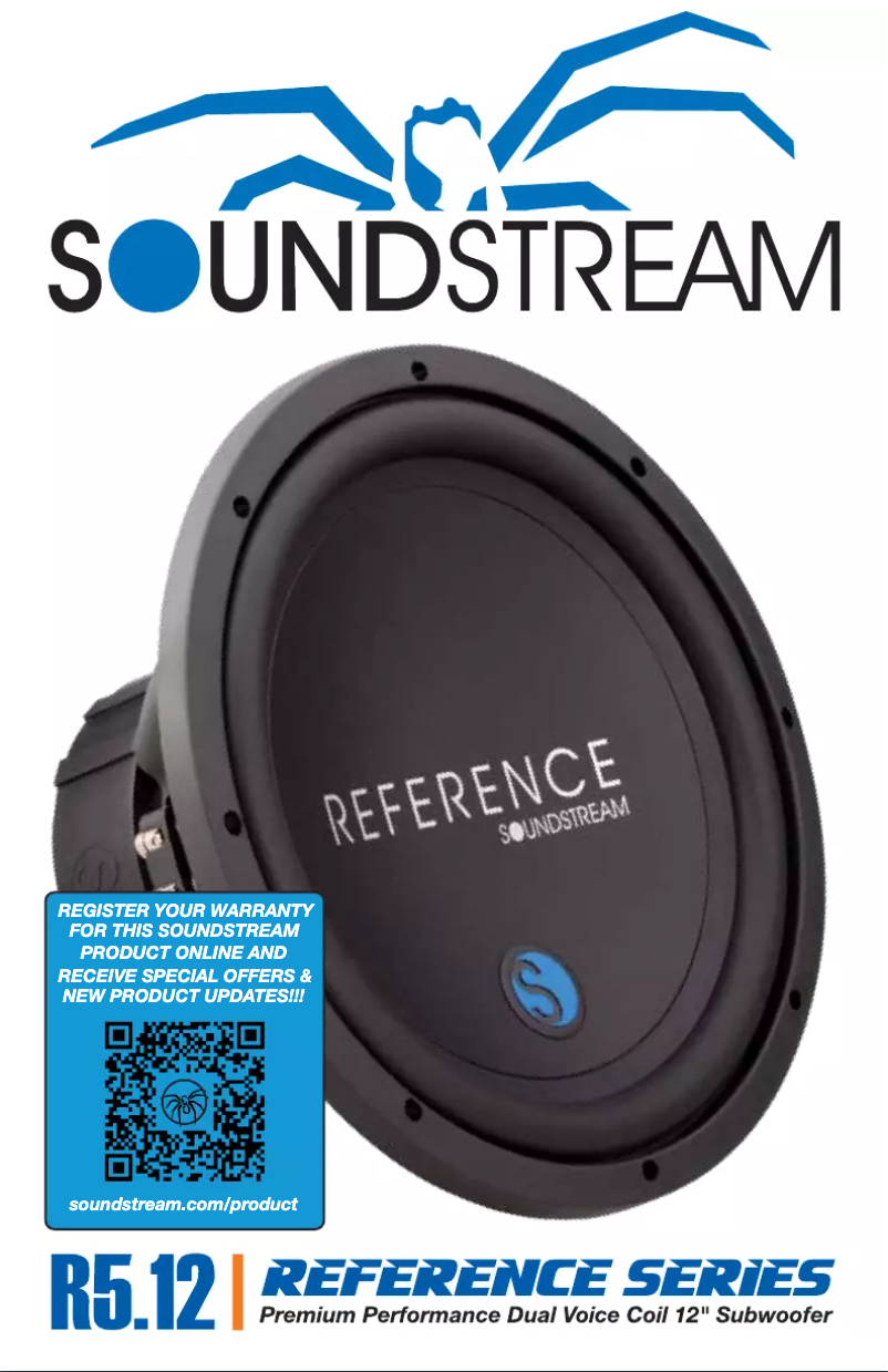 Page 1 of the manual User Manual Soundstream Reserve R5.124