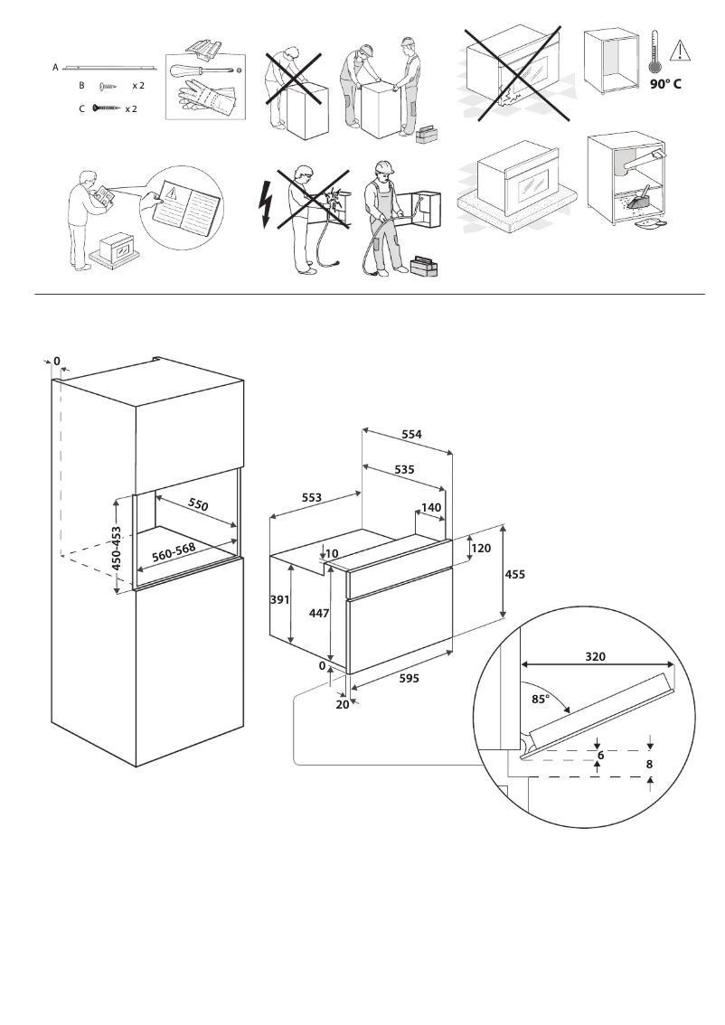 Page 1 de la notice Instructions de sécurité Whirlpool AMW 799 IX