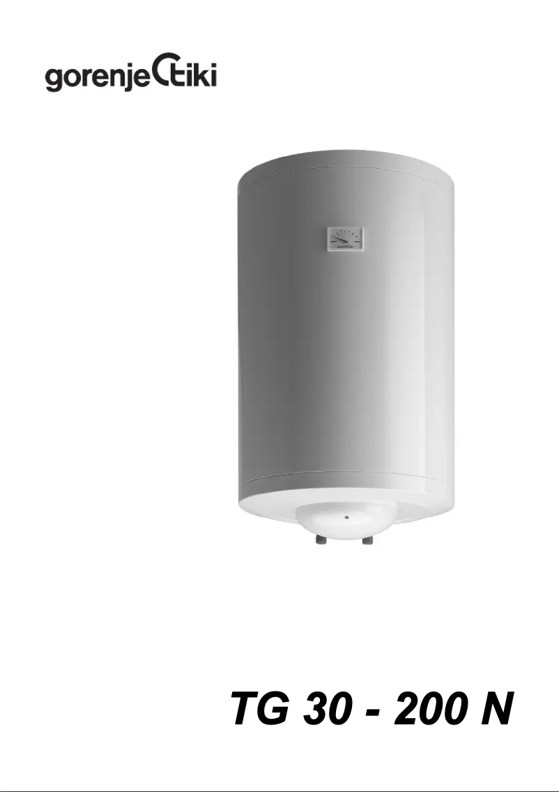 Página 1 del manual Manual de usuario Gorenje TG120NC6